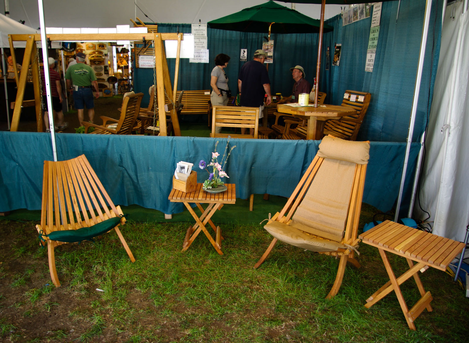 Handmade Country Chairs at the Woodstock-New Paltz Art & Crafts Fair