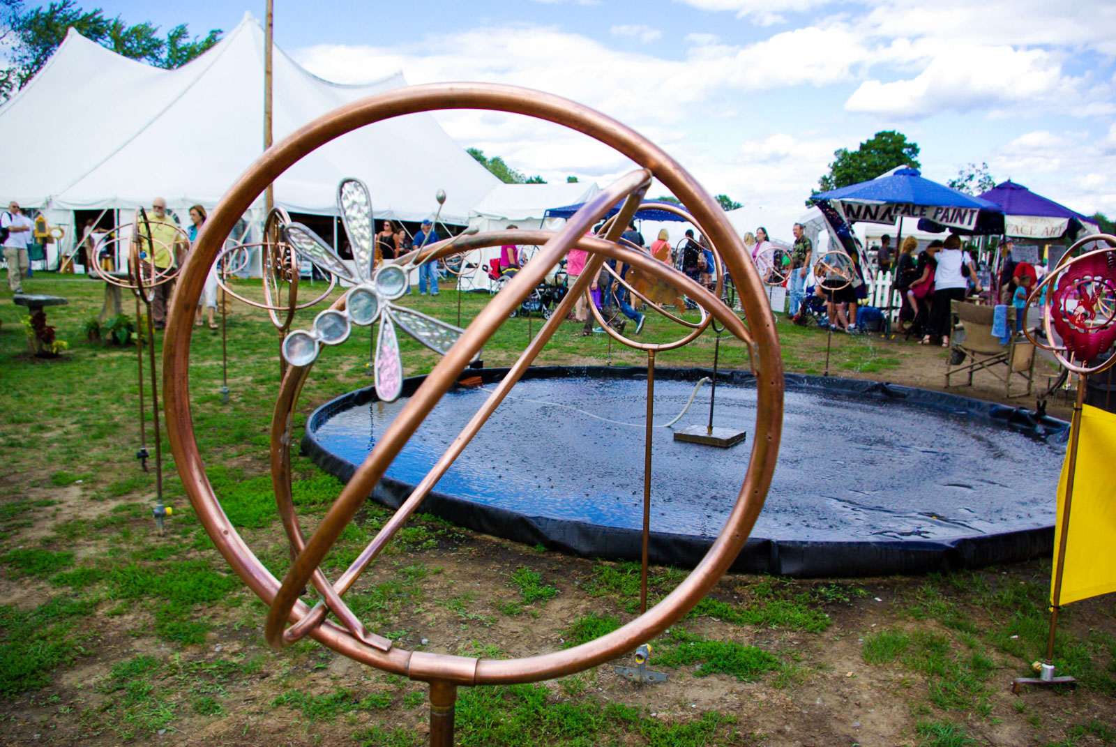 Landscape Arts Handmade Sprinklers at the Woodstock-New Paltz Art & Crafts Fair