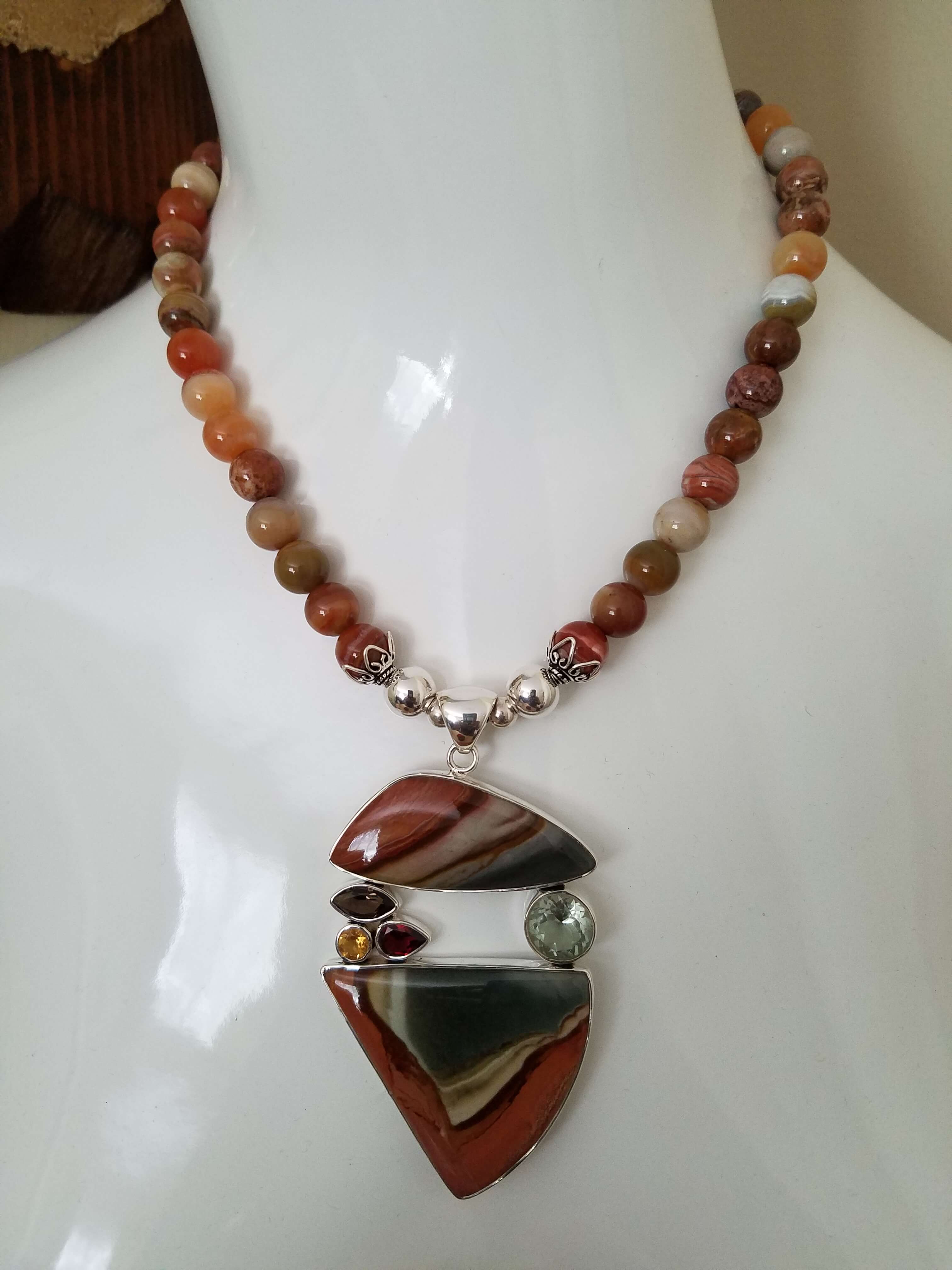 3G Co by Milton Garland, handcrafted jewelry, handcrafted pendant, handcrafted necklace, bead show, ny, upstate new york
