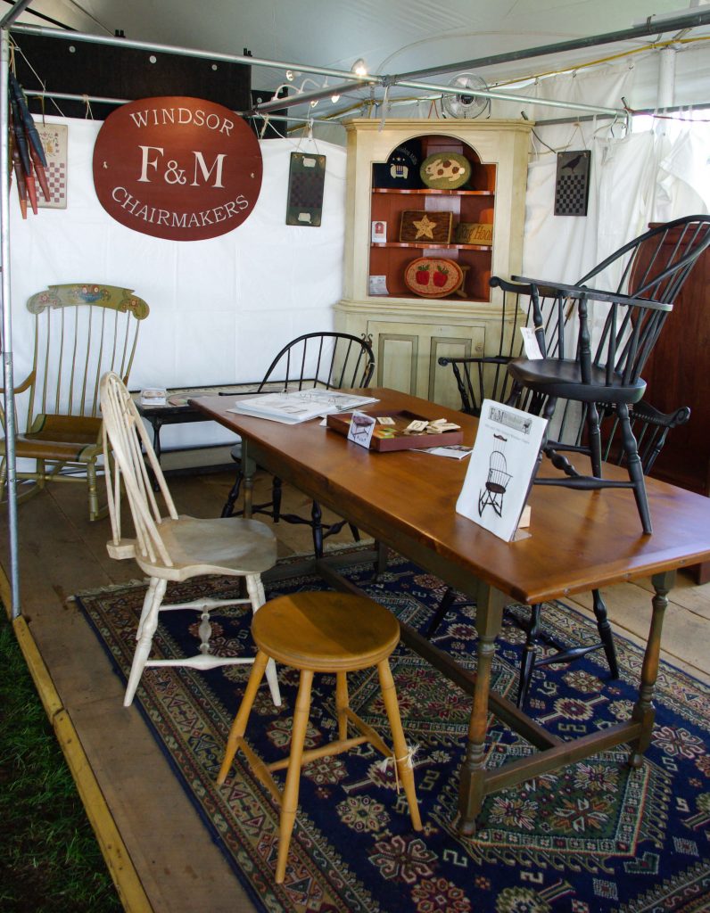 Handmade Country Chairs at the Woodstock-New Paltz Art & Crafts Fair