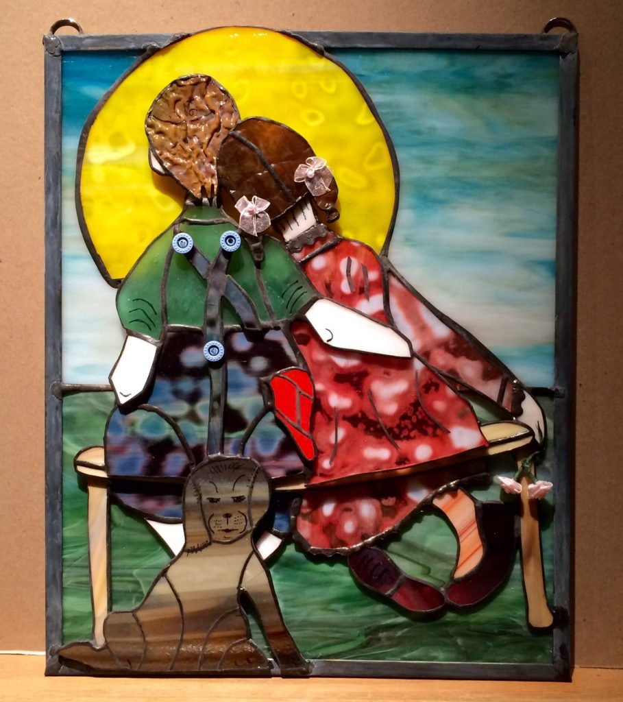 Ronnee Peters, Captured in Glass, handmade stained glass Woodstock-New Paltz Art & Crafts Fair