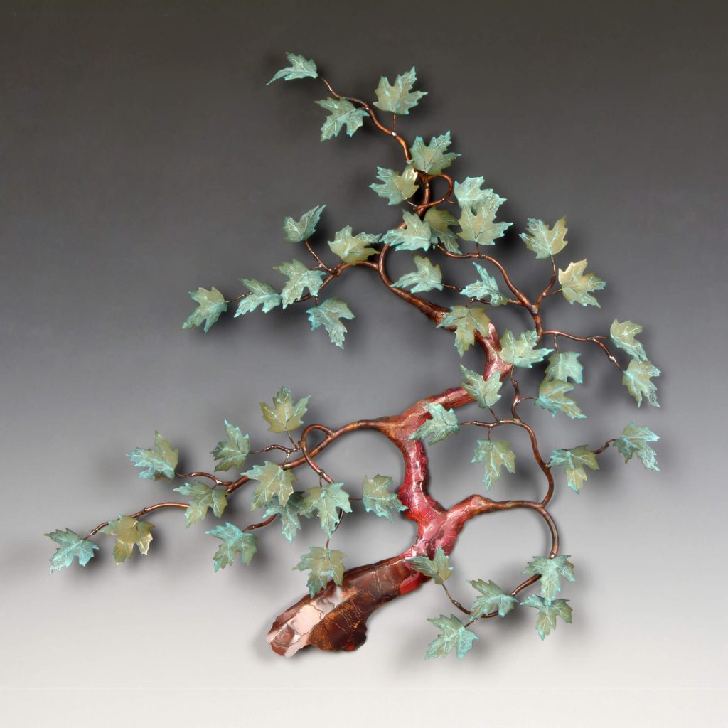 Bovano of Cheshire, Jim & Kevin Flood, Patina Maple, Woodstock-New Paltz Art & Crafts FaIr