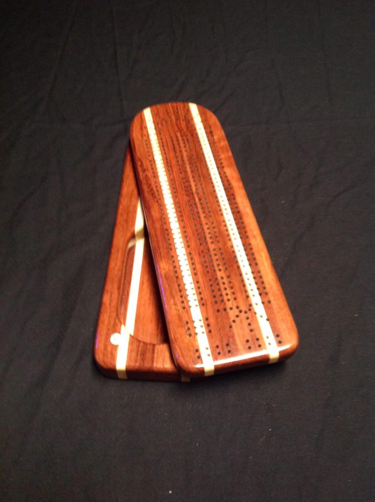 Hanley's Wooden Creations by Scott & Christine Hanley, Cribbage Board, handcrafted wood for the home