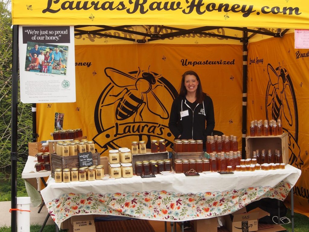 Laura's Raw Honey from Doan's Honey Farm, handcrafted specialty foods, beekeeper, honey, raw honey, handmade