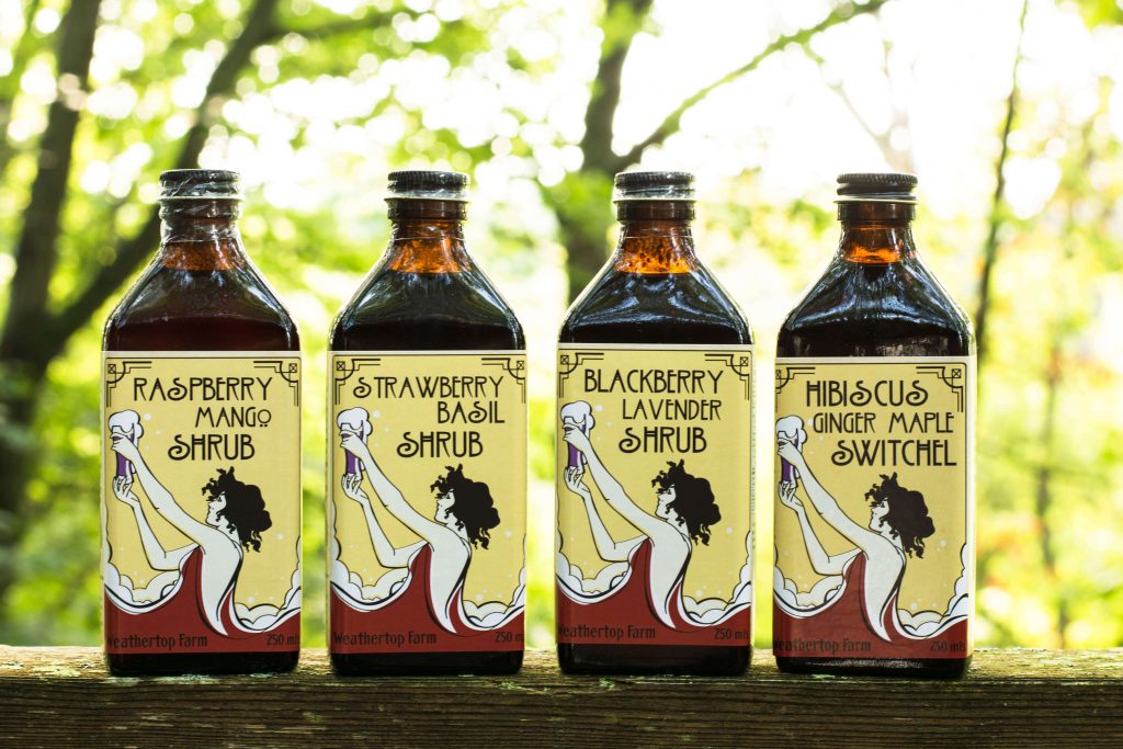 Weathertop Farm by Kate Miller: Handmade Micro-batch Drink Mixers and Tonics (Shrub, Switchel, and Fiery Cider)